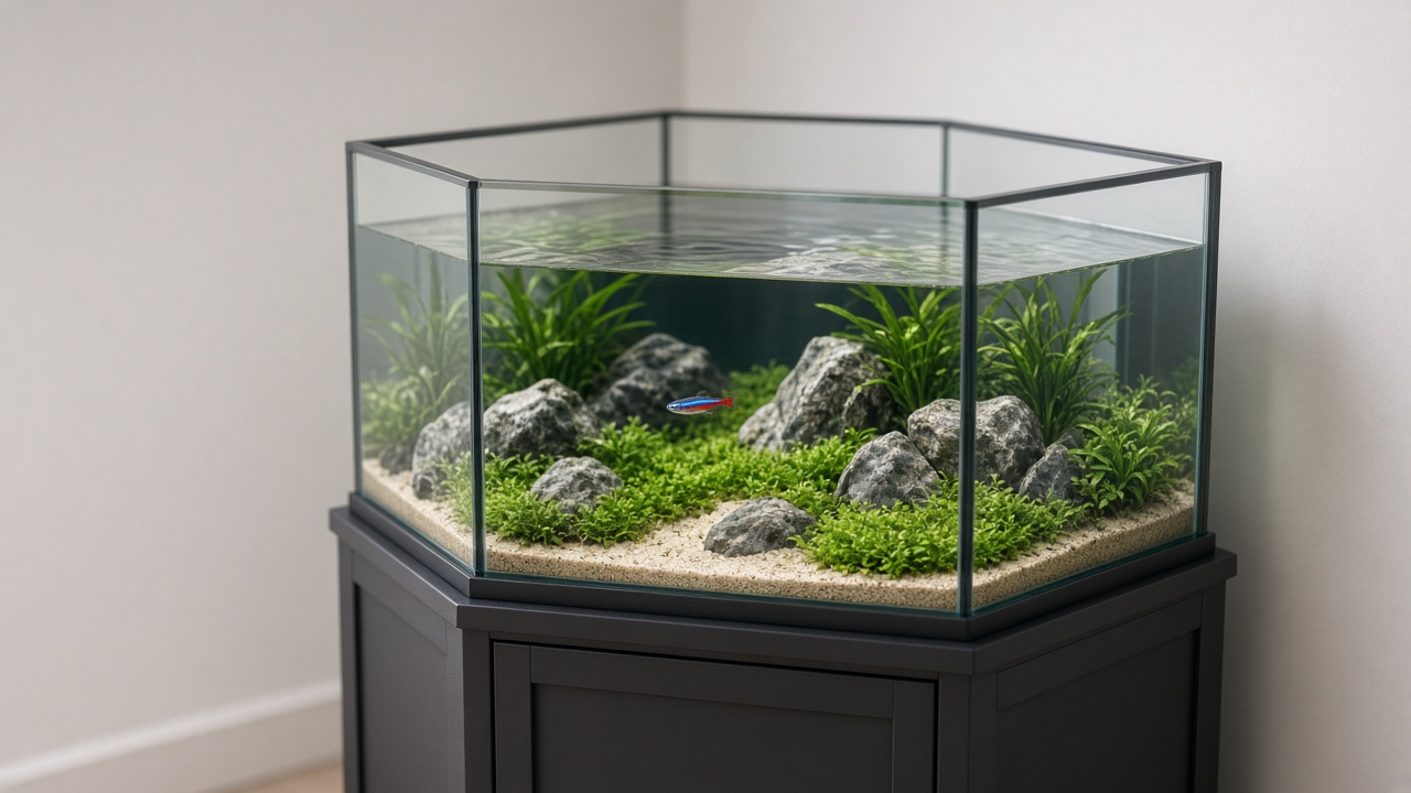 Best Corner Fish Tanks: Aquarium Sizes, Stands, Filters (2026)