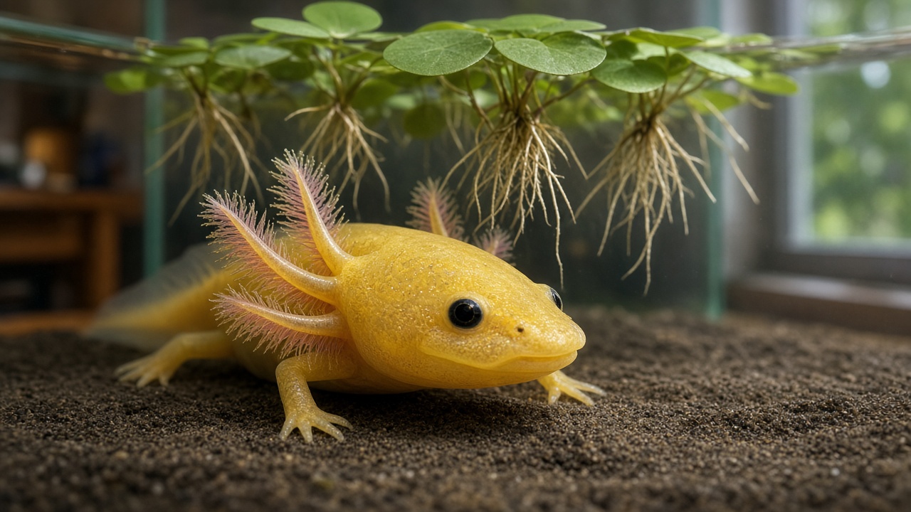 Golden Axolotl: Albino Morph Care, Color, and Lifespan