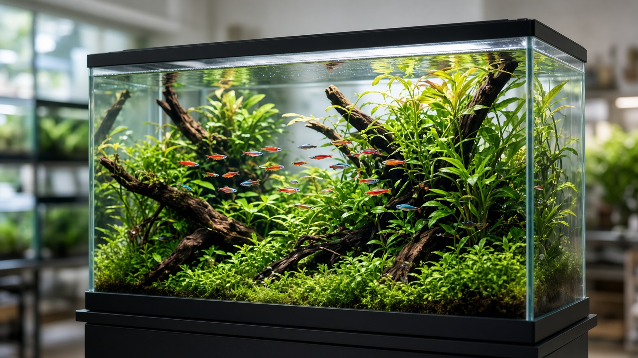 Best 100 Gallon Fish Tanks: Footprint, Weight, Stocking (2026)